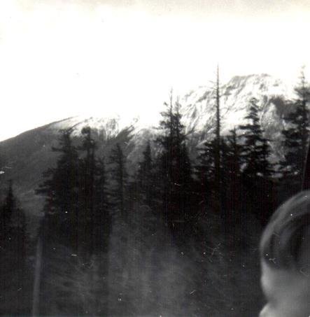 Rocky Mountains set fra toget